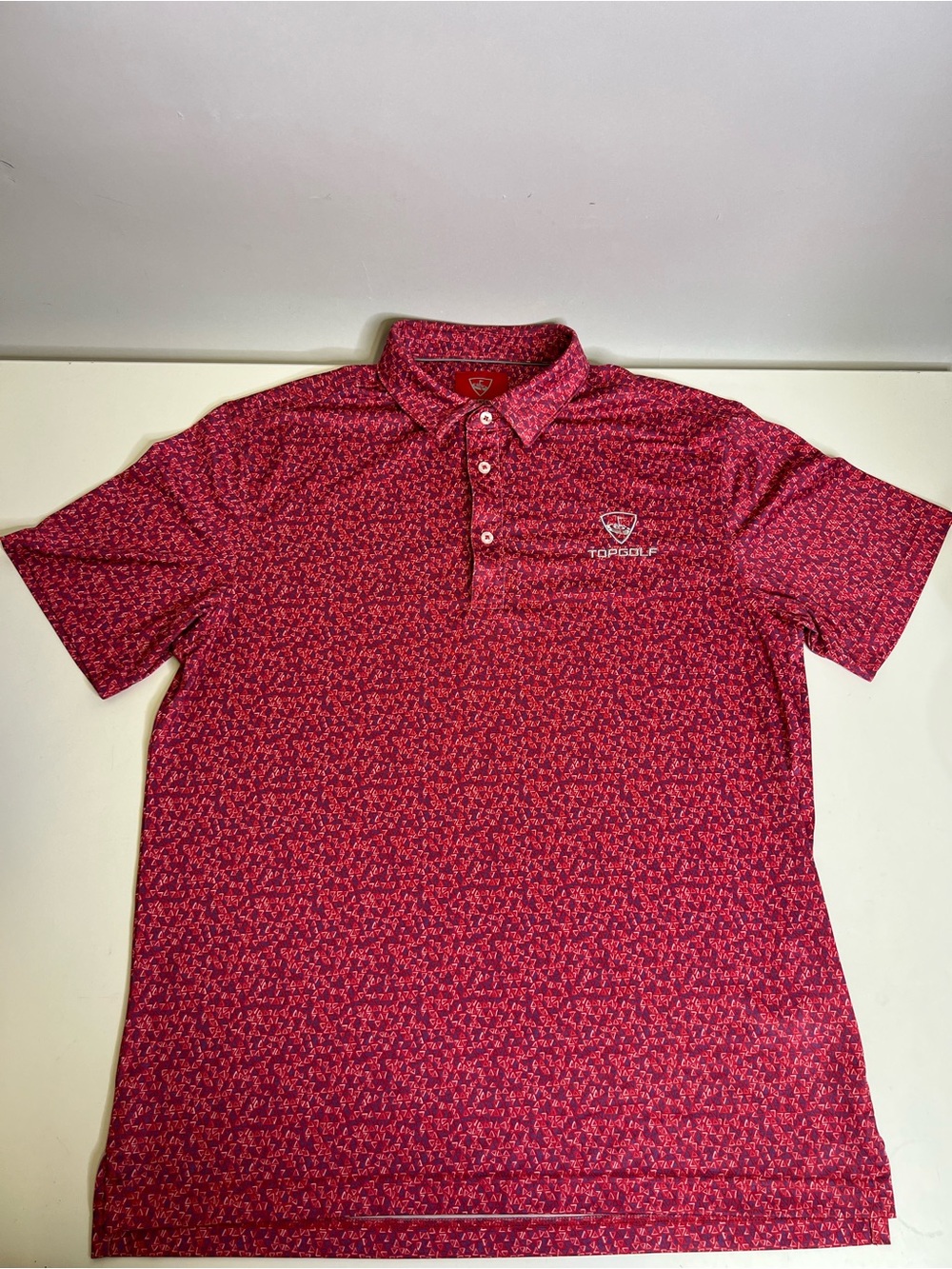 X4 Bundle Cutter & Buck Men’s Top Golf Polo Shirt - Size Large Assorted Prints - Picture 2 of 7